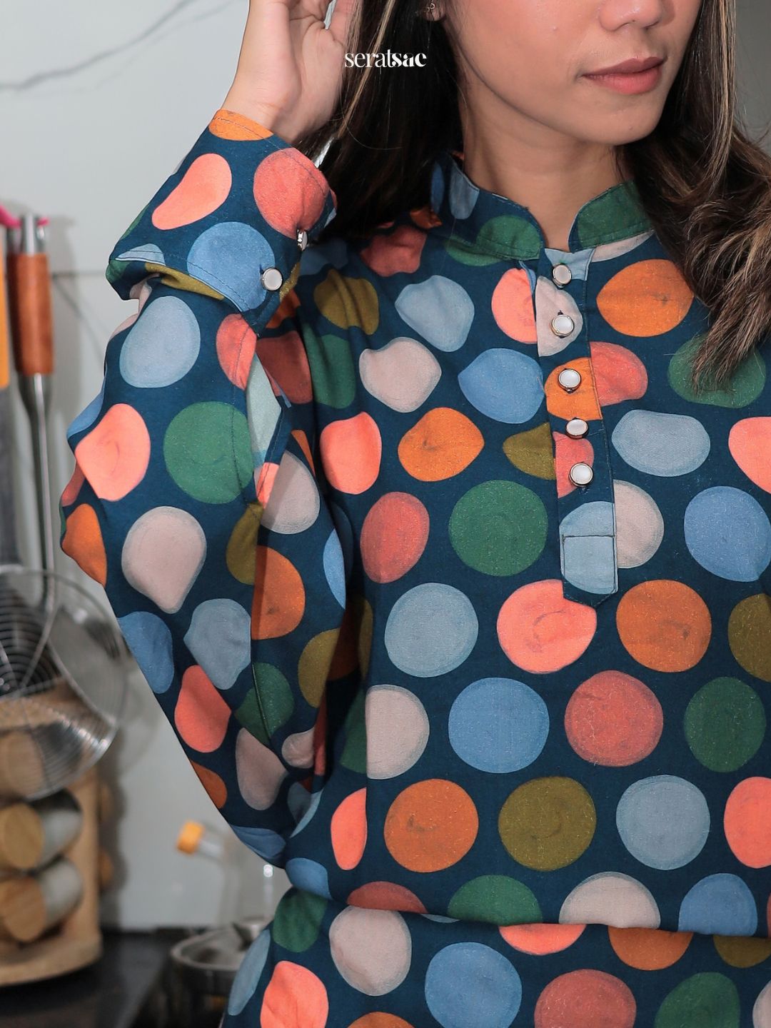 Blouse-set Polka